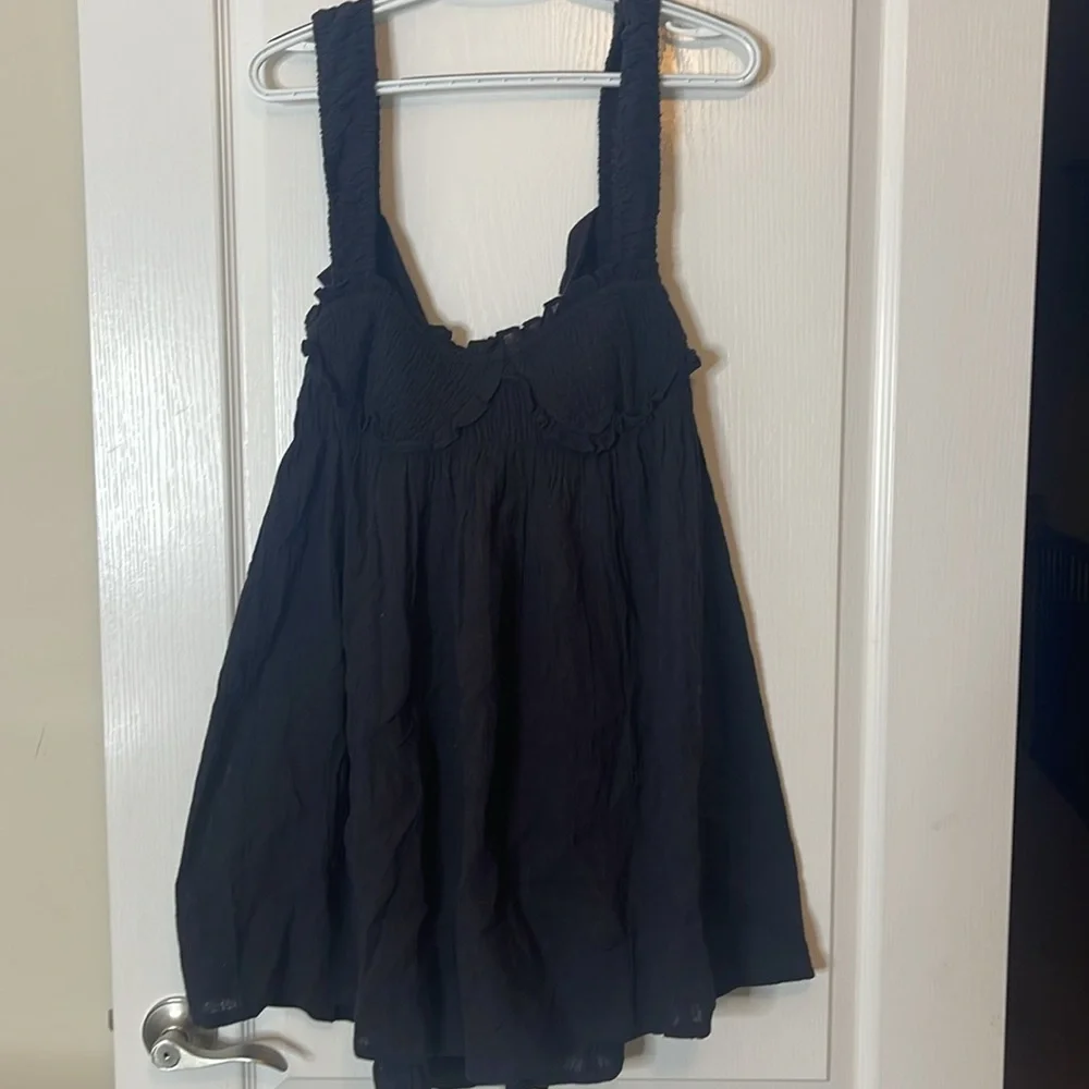 blissful mini dress black Free People Breeze Medium Color:Slate Blue Waist 30 gown with cape Jane Navy | Low